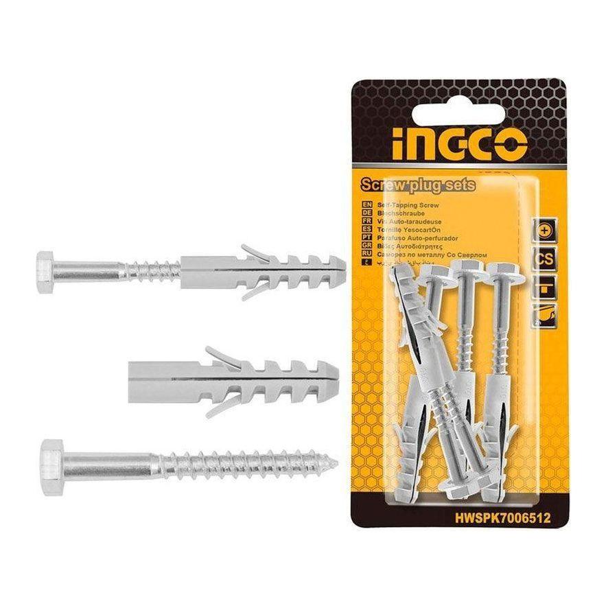 Ingco Screw Plug Set w/ L-Screw (Tox) - KHM Megatools Corp. Ingco Screw Plug Set w/ L-Screw (Tox) - KHM Megatools Corp.